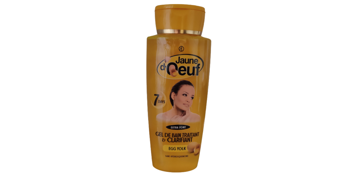 JAUNE D'OEUF GEL DOUCHE EXTRA FORT ANTI TACHE SANS HYDROQUINONE 450 ML